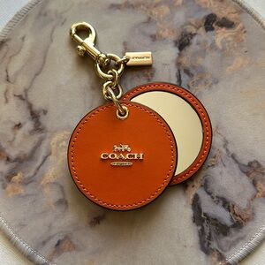 Coach mirror key chain